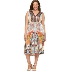 World Unity Boho High Low Sleeveless Dress